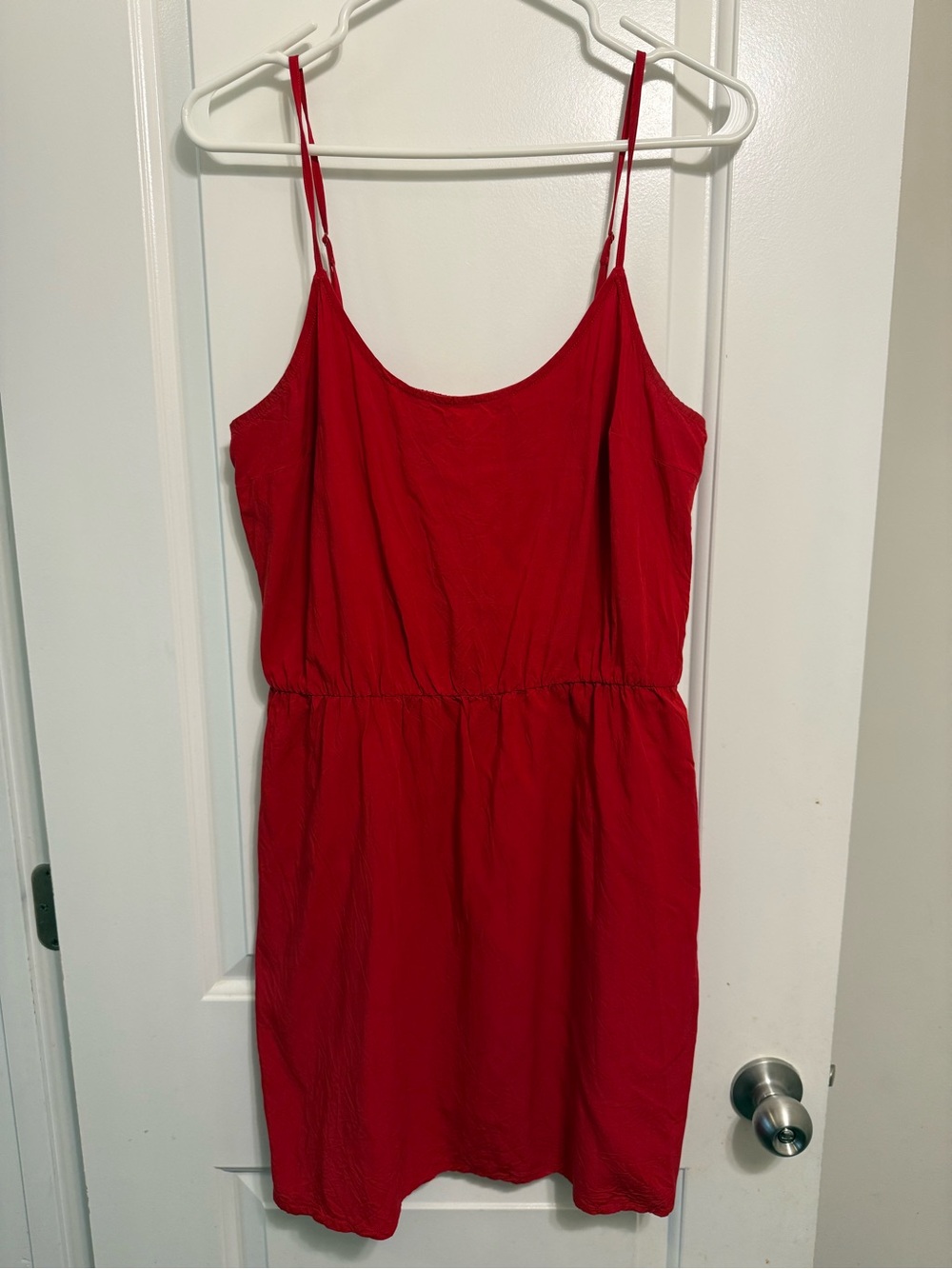 Old Navy Red Cami Dress with Scoop Neckline